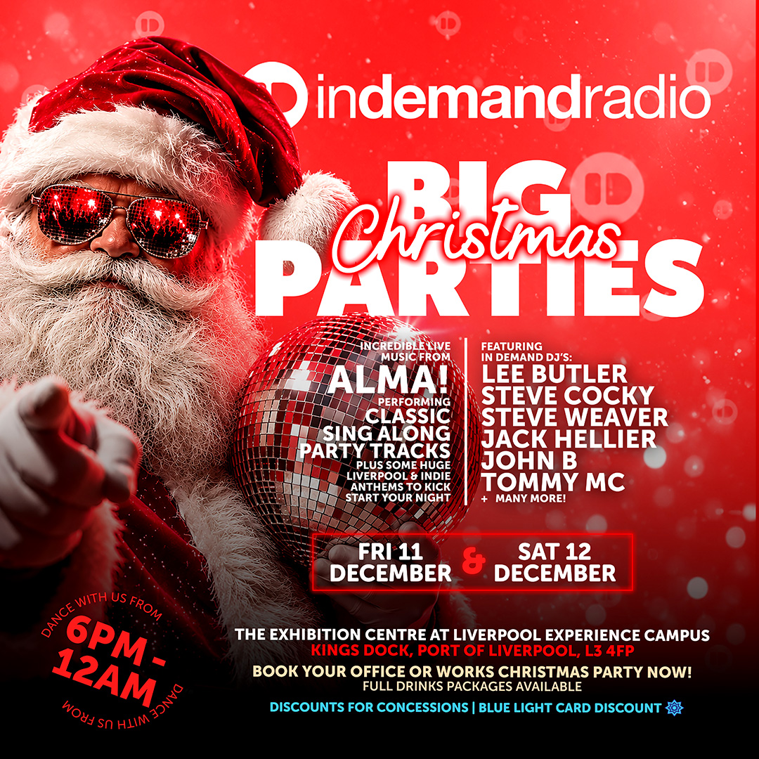 In Demand Radio – Big Christmas Parties 2026